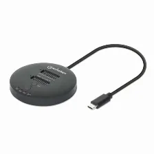 Docking Station Manhattan Estación De Acoplamiento Y Clonación De Ssd M.2 Nvme. Base Para Duplicar O Acceder A Unidades M.2, Con Cable Integrado Usb-c Superspeed+ A 10 Gbps (usb 3.2 Gen 2), Para Un...