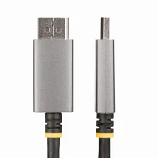 Adaptador Vídeo Startech.com Displayport A Hdmi, 2 M, Negro, Plata