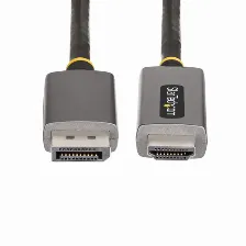 Adaptador Vídeo Startech.com Displayport A Hdmi, 2 M, Negro, Plata