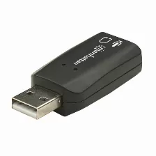 Adaptador De Audio 3-d Manhattan Externa 5.1ch, Usb 2.0