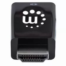 Adaptador Manhattan Hdmi A Vga, 3.5mm, Negro