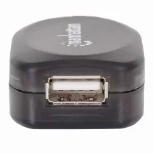 Cable Manhattan , Usb A Macho - Usb A Hembra, 10 Metros, (151573)negro