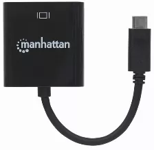 Adaptador Manhattan Usb-c 3.1 Macho - Hdmi Hembra, (151788) Negro