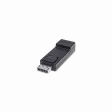 Adaptador Manhattan Displayport Macho 1.1 A Hdmi Hembra, 1080p, 60hz, Color Negro