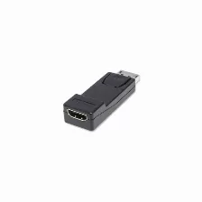 Adaptador Manhattan Displayport Macho 1.1 A Hdmi Hembra, 1080p, 60hz, Color Negro