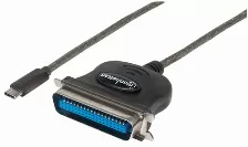 Cable Paralelo Manhattan 1 M, Usb-c A Cen36, Macho/hembra
