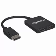 Divisor De Video Manhattan Displayport, 2puertos, 3840 X 2160 Pixeles