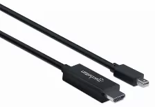Adaptador Vídeo Manhattan Cable Mini Displayport A Hdmi 1080p Mini Displayport A Hdmi Tipo A (estándar), 1.8 M, Negro