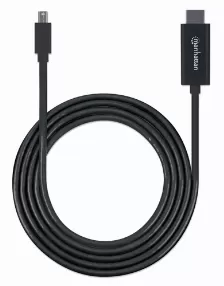 Adaptador Vídeo Manhattan Cable Mini Displayport A Hdmi 1080p Mini Displayport A Hdmi Tipo A (estándar), 1.8 M, Negro