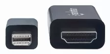 Adaptador Vídeo Manhattan Cable Mini Displayport A Hdmi 1080p Mini Displayport A Hdmi Tipo A (estándar), 1.8 M, Negro