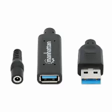 Extensor Manhattan 153768 15 M, Usb A A Usb A, 5000 Mbit/s, Negro