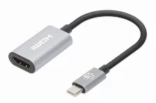 Adaptador De Video Manhattan, Usb-c A Hdmi, 5 Gbit/s, Gris