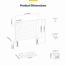 Tablero Perforado De Escritorio