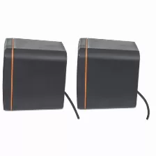 Bocinas Manhattan 2600, 2.0 Canales, Potencia 3 W, Alámbrico, Conector Usb, Color Negro, (piezas Unicas)