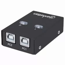 Switch Hi-speed Automatico Manhattan Para Compartir Dispositivos Usb Alta Velocidad 2.0