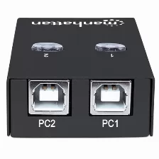 Switch Hi-speed Automatico Manhattan Para Compartir Dispositivos Usb Alta Velocidad 2.0