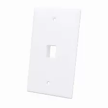 Tapa (faceplate) Intellinet Para Caja De Pared De 1 Ventana, Blanca.