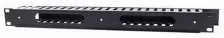 Organizador De Cables Horizontal Intellinet 19pulg, 1u, Metal, Negro