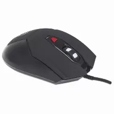 Mouse Gamer Manhattan, 6 Botones, 800/2400 Dpi,1.5m, (176071) Negro