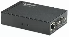 Extensor Manhattan Extensor Vga Cat5/ 5e/6 Transmisor Av, 1920 X 1200, Hasta 300 M, Negro