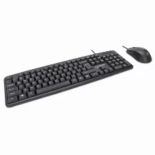 Kit De Teclado Y Mouse Manhattan, Usb, Espanol, Negro