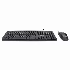 Kit De Teclado Y Mouse Manhattan, Usb, Espanol, Negro