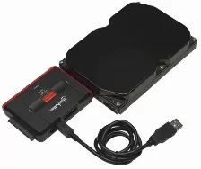Adaptador Ide 3.5+ 2.5 Y Sata A Usb De Alta Velocidad Manhattan, Funcion One Touch Backup