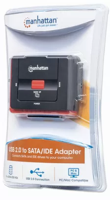 Adaptador Ide 3.5+ 2.5 Y Sata A Usb De Alta Velocidad Manhattan, Funcion One Touch Backup