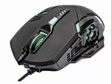 Mouse Manhattan Optico Gaming 6 Botones, Led, 3200 Dpi, Interfaz Usb Tipo A, Color Negro