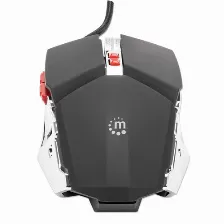 Mouse Manhattan Mouse Optico Gaming Led, 7 Botones, 3200 Dpi, Usb Tipo A, Negro