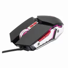 Mouse Manhattan Mouse Optico Gaming Led, 7 Botones, 3200 Dpi, Usb Tipo A, Negro