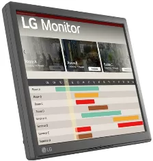 Monitor Touch Lg 17br30t-b Led, 17 Pulg, 75 Hz, 5 Ms, Usb, Vga, Negro