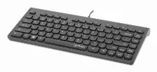 Teclado Manhattan 180702 Alámbrico, Usb, Interruptor De Membrana, Negro