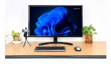 Teclado Y Mouse Optico Manhattan Inalambrico Negro & Plata Mini Combo