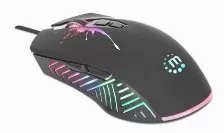 Mouse Optico Manhattan Gaming Rgb, 7 Botones, 7200 Dpi Ajustable, Interfaz Usb Tipo A, Color Negro, (190220)