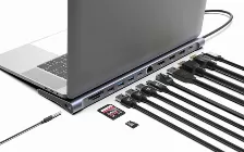 Docking Station Manhattan 190305 4k Ultra Hd, Usb 3.2 Gen 1 (3.1 Gen 1) Type-c, Hdmi 2, Usb A 2, Usb Tipo C 2