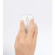 Mouse Optico Manhattan Mw3050, Inalambrico, Usb, 3 Botones, 1200 Dpi, Color Blanco