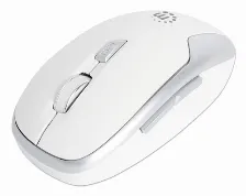 Mouse Manhattan óptico, 6 Botones, 1600 Dpi, Rf Inalámbrico, 10 M, Blanco