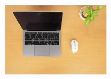 Mouse Manhattan óptico, 6 Botones, 1600 Dpi, Rf Inalámbrico, 10 M, Blanco