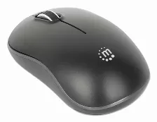 Mouse Manhattan óptico, 3 Botones, 1200 Dpi, Rf Inalámbrico, 10 M, Negro