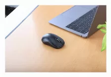 Mouse Manhattan óptico, 3 Botones, 1200 Dpi, Rf Inalámbrico, 10 M, Negro