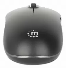 Mouse Manhattan óptico, 3 Botones, 1200 Dpi, Rf Inalámbrico, 10 M, Negro