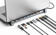 Docking/manhattan/190398/docking Station Usb-c 10 En 1 Con Mst Para Doble Monitor 4k