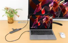 Docking Station Manhattan, 7 Puertos, Interfaz Usb-c, Hdmi, 2x Usb-a, Usb-c, Micro Sd, Sd, Pd Usb-c (100w), Gris