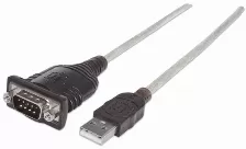 Cable Adaptador Manhattan De Usb A Serial, Incluye Software