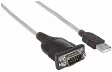 Cable Adaptador Manhattan De Usb A Serial, Incluye Software