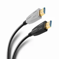 Cable Hdmi Steren 206-750 50 M, 10.2 Gbit/s, 1080i, 1080p, Negro, Gris