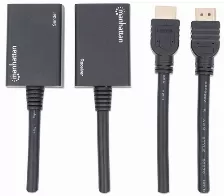 Extensor Manhattan Hdmi, Por Cable De Red Cat5e/cat6, Distancia Maxima 30 Metros, Cables Hdmi Integrados