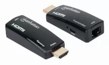 Kit Extensor De Video Manhattan Hdmi Por Cable Ethernet Cat5/6, Hasta 60m, 1080p, 60hz