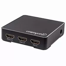 Divisor De Video Manhattan Splitter Hdmi 4k De 2 Puertos Hdmi, 2puertos, 4096 X 2160 Pixeles